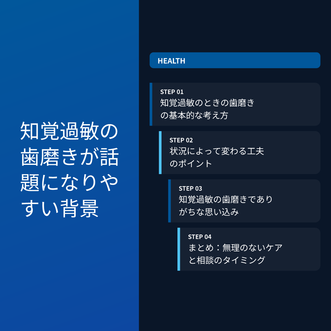 知覚過敏の歯磨きが話題になりやすい背景