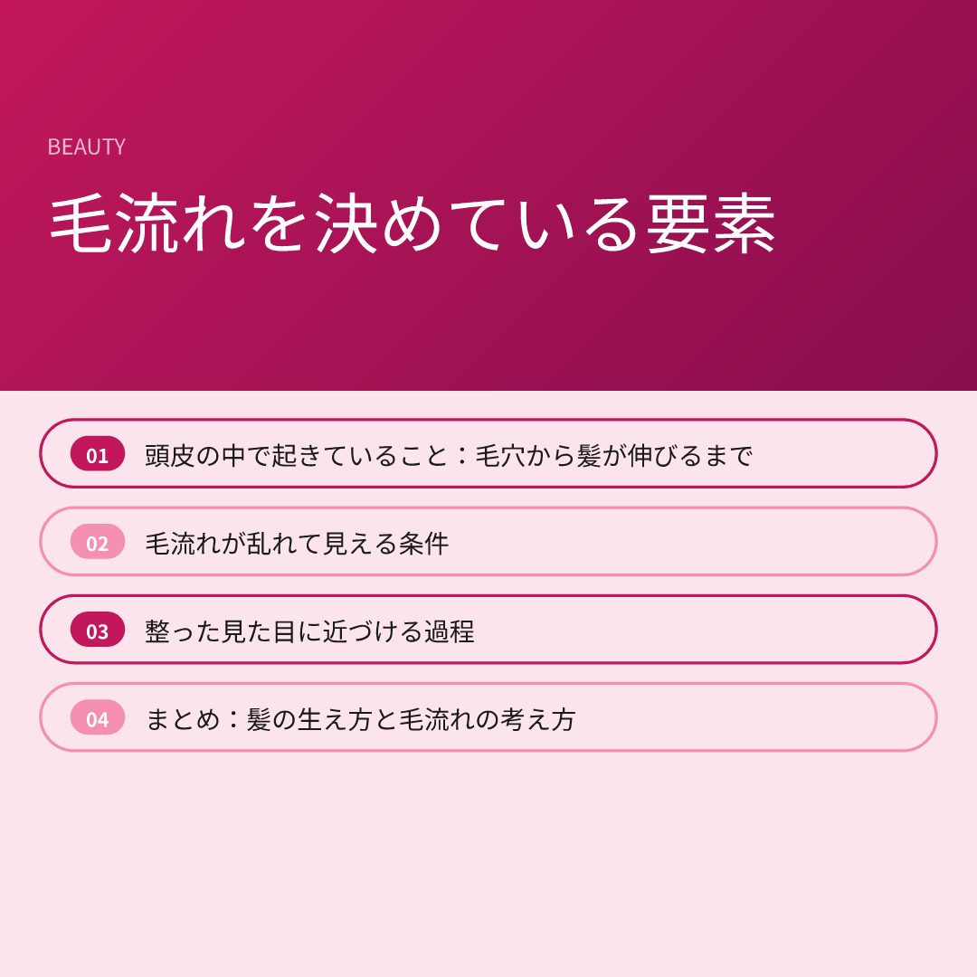 毛流れを決めている要素