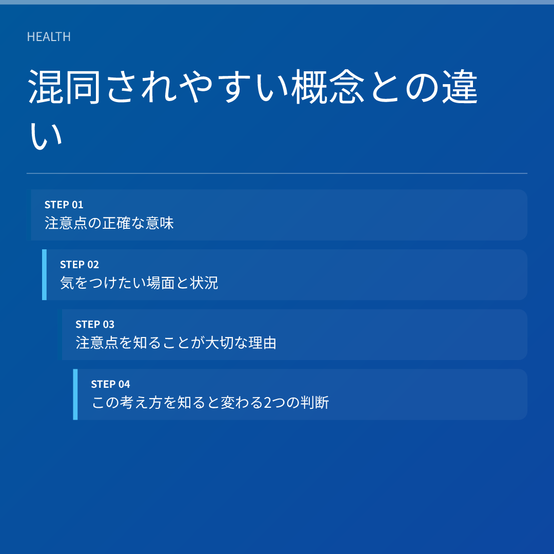 混同されやすい概念との違い