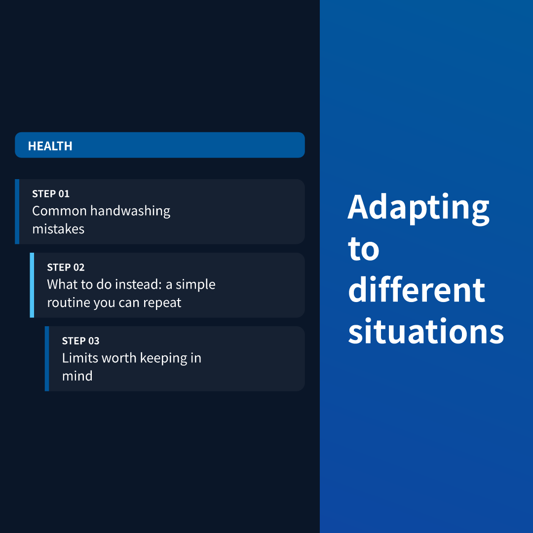Adapting to different situations