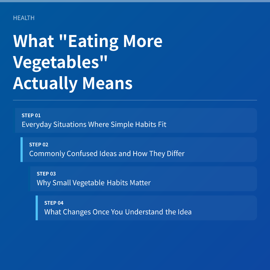 What "Eating More Vegetables" Actually Means