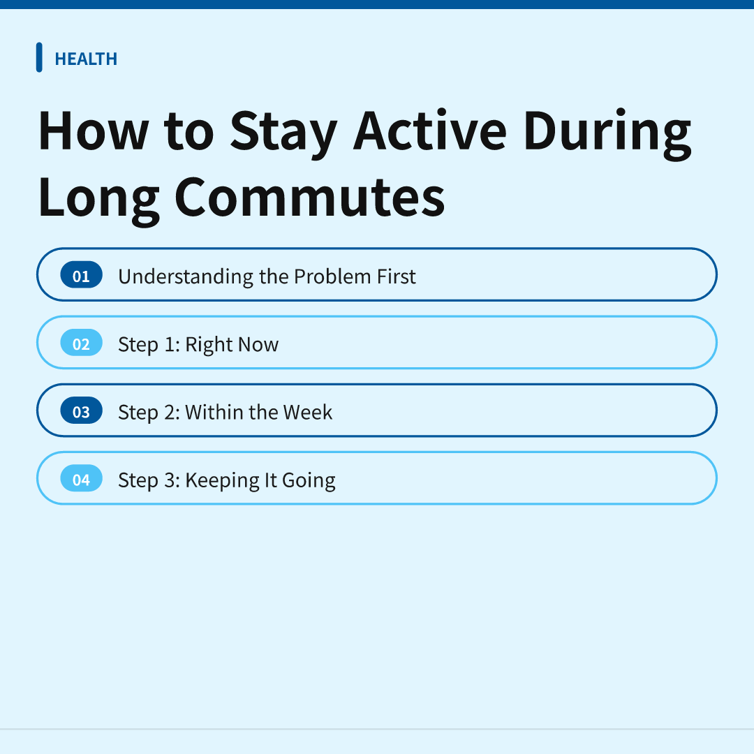 How to Stay Active During Long Commutes - how to stay active during long commutes