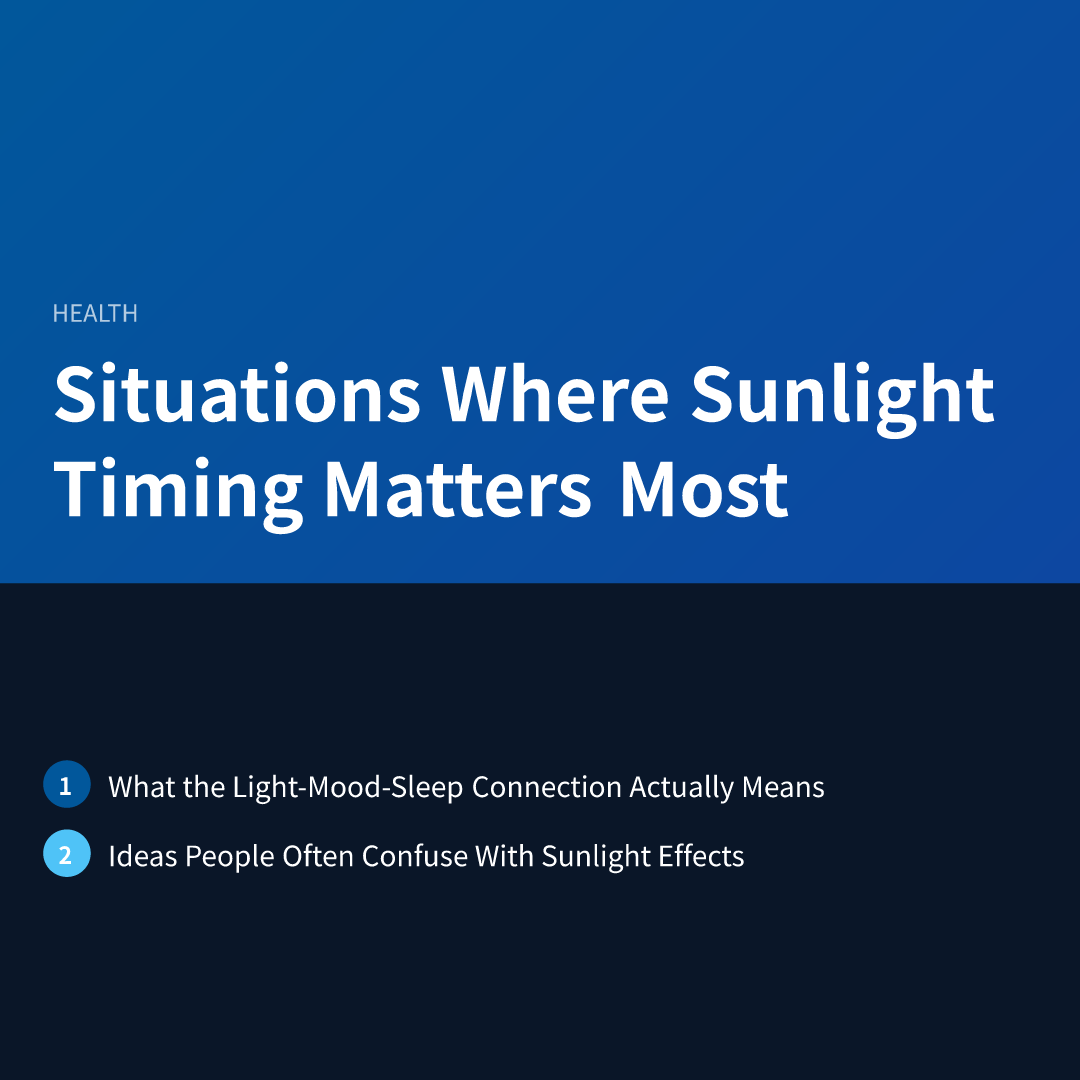 Situations Where Sunlight Timing Matters Most