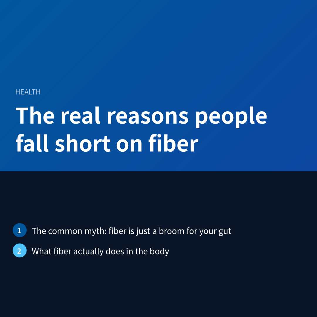 The real reasons people fall short on fiber