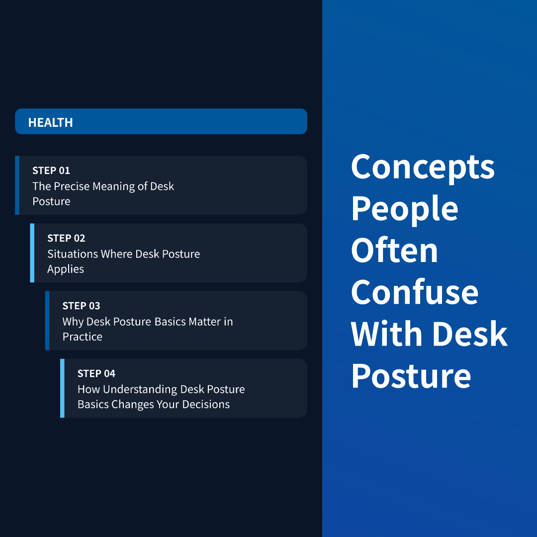 Concepts People Often Confuse With Desk Posture