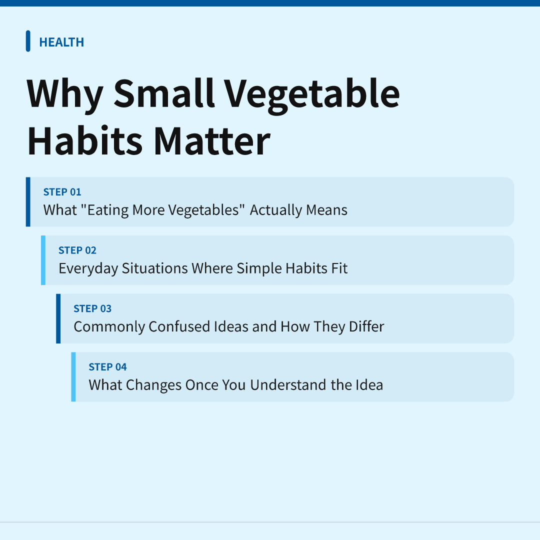 Why Small Vegetable Habits Matter