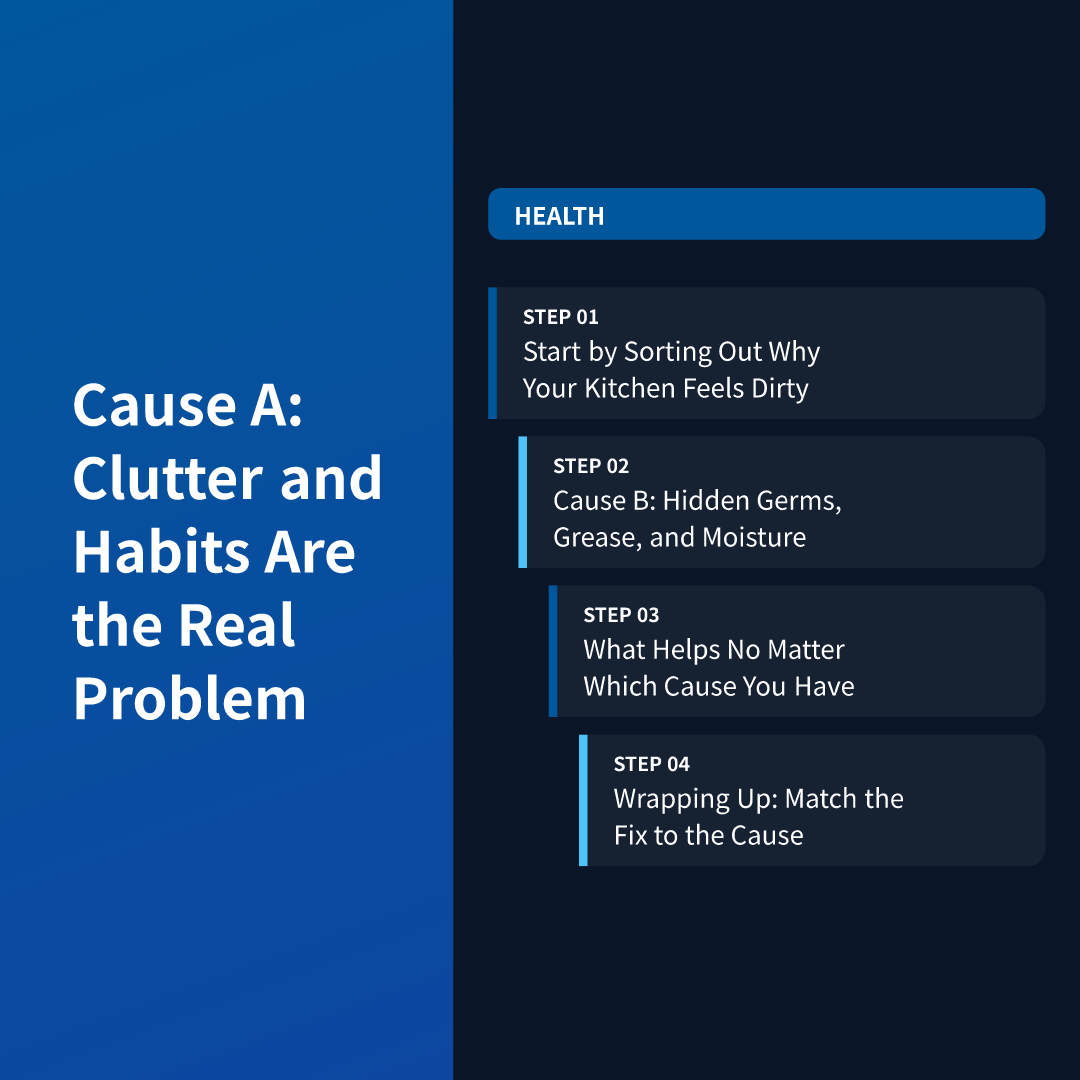Cause A: Clutter and Habits Are the Real Problem