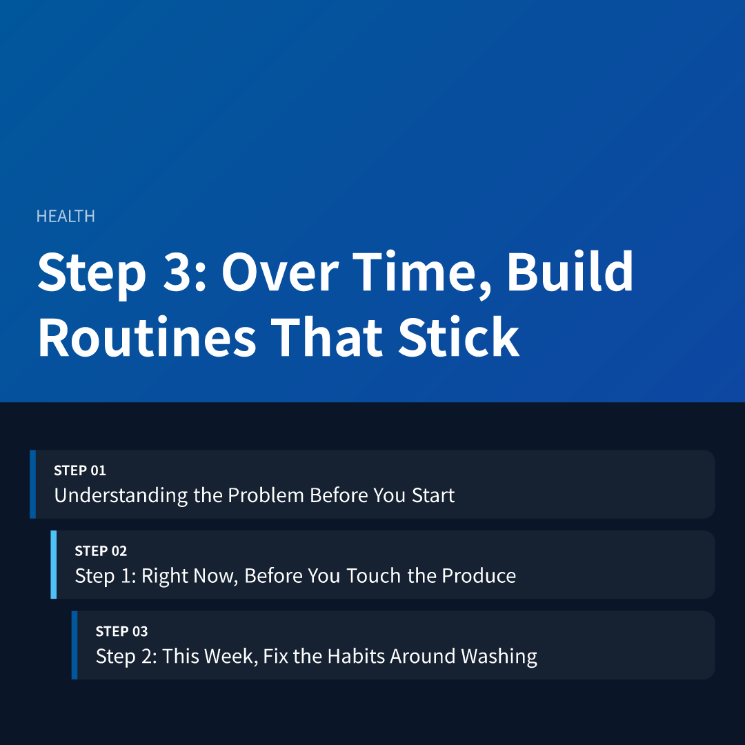 Step 3: Over Time, Build Routines That Stick