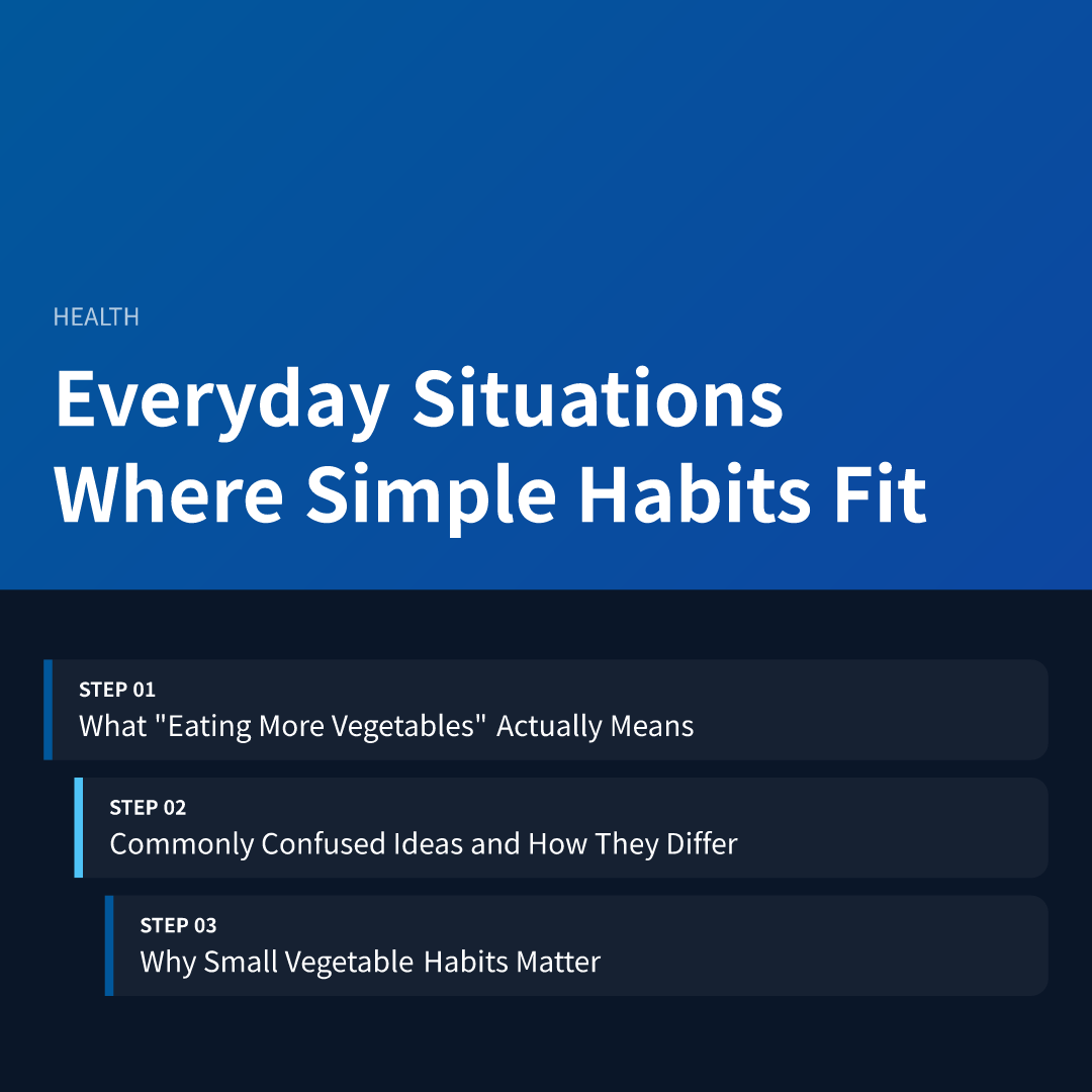 Everyday Situations Where Simple Habits Fit