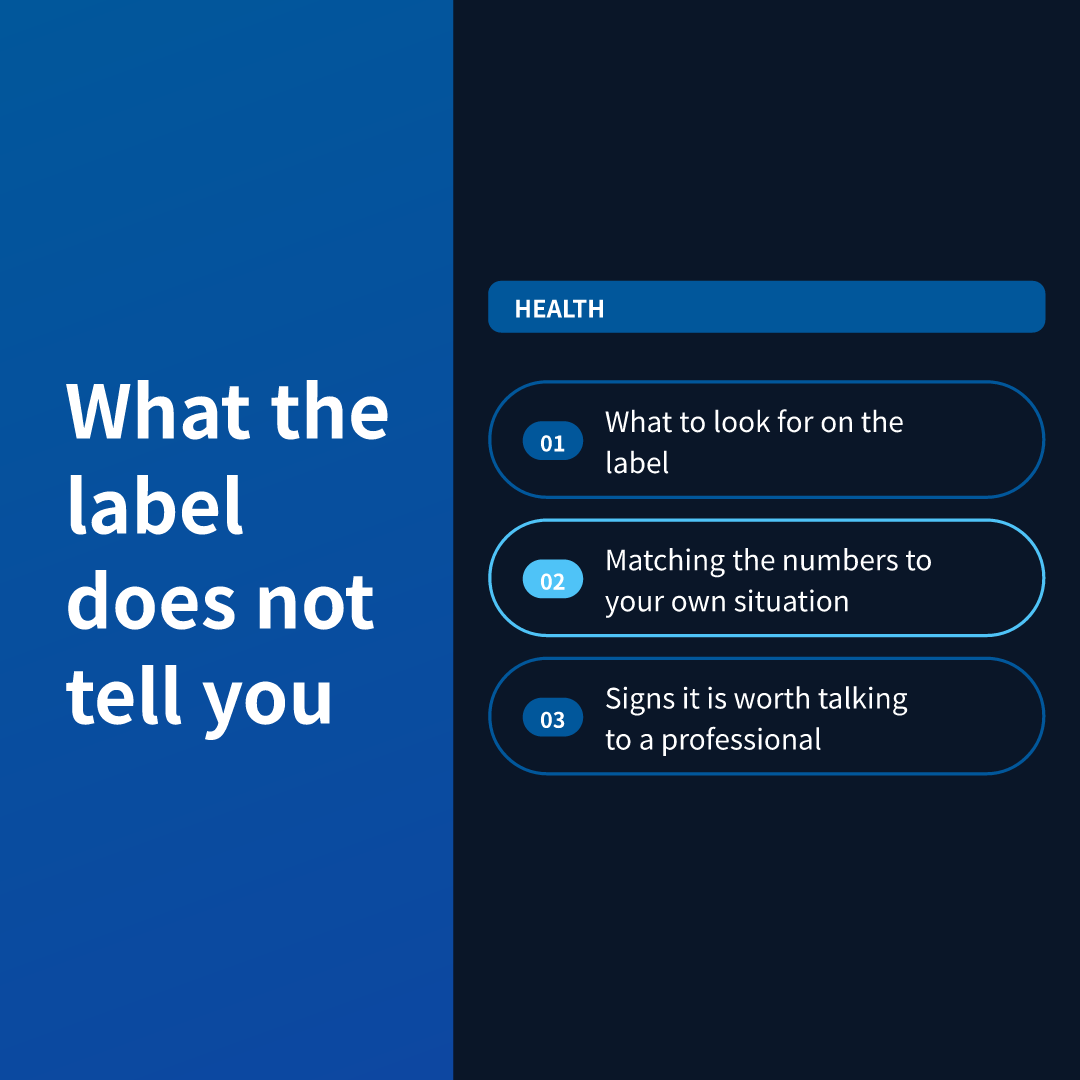What the label does not tell you