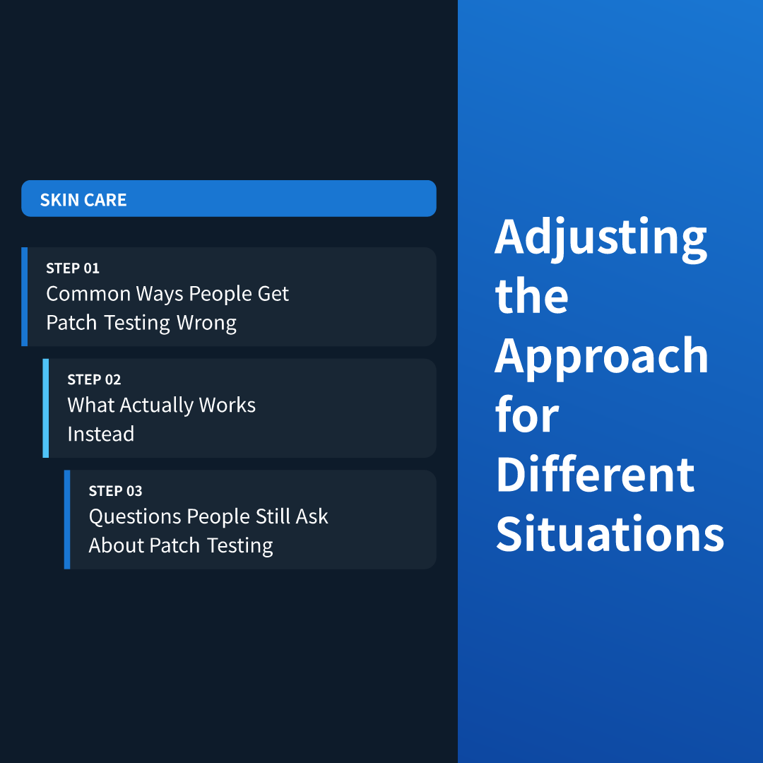 Adjusting the Approach for Different Situations