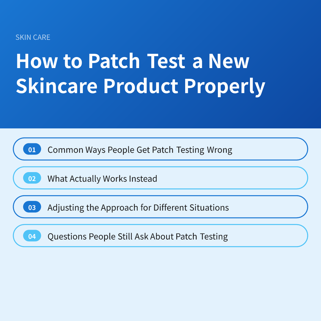 How to Patch Test a New Skincare Product Properly - how to patch test a new skincare product