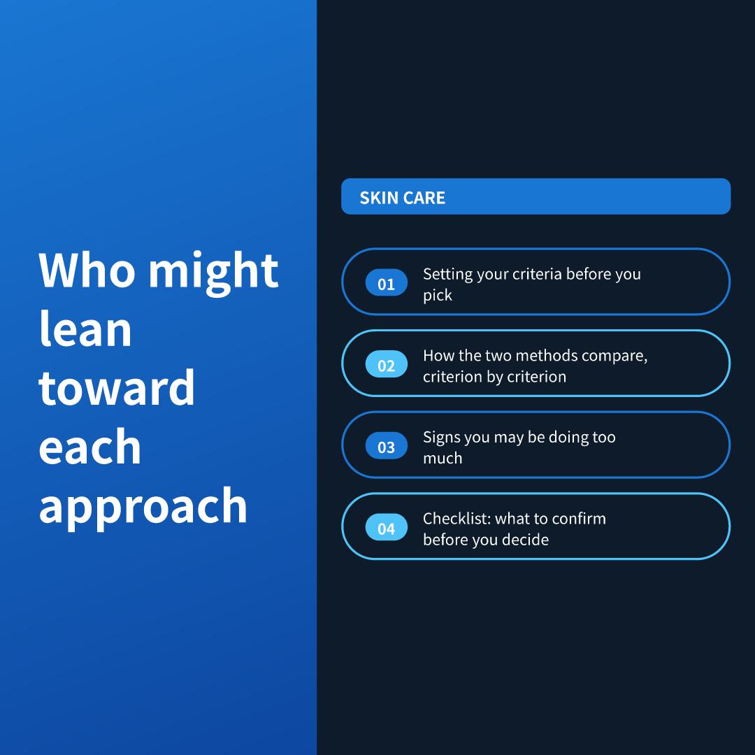 Who might lean toward each approach