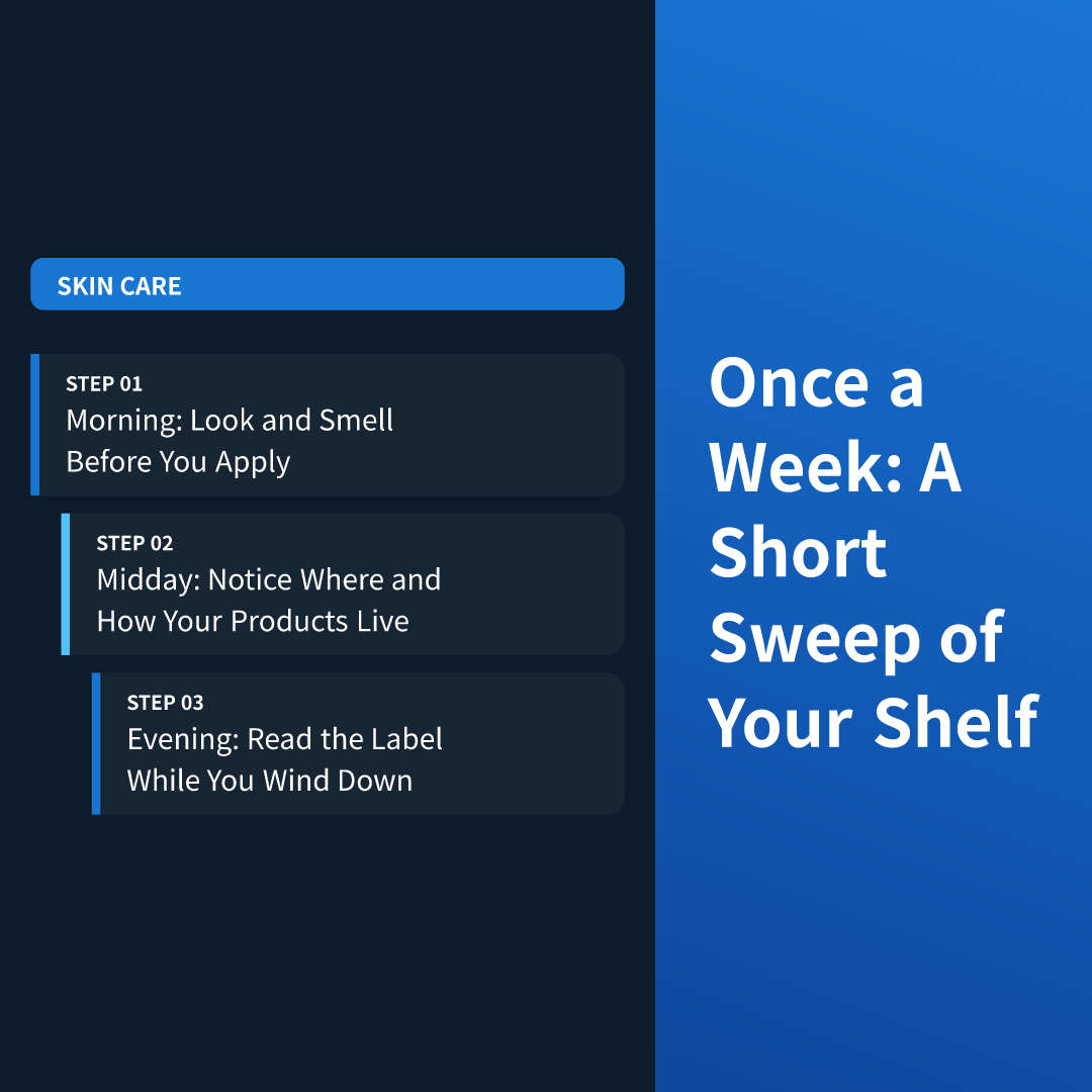 Once a Week: A Short Sweep of Your Shelf