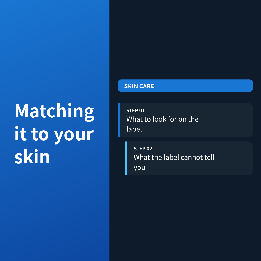 Matching it to your skin