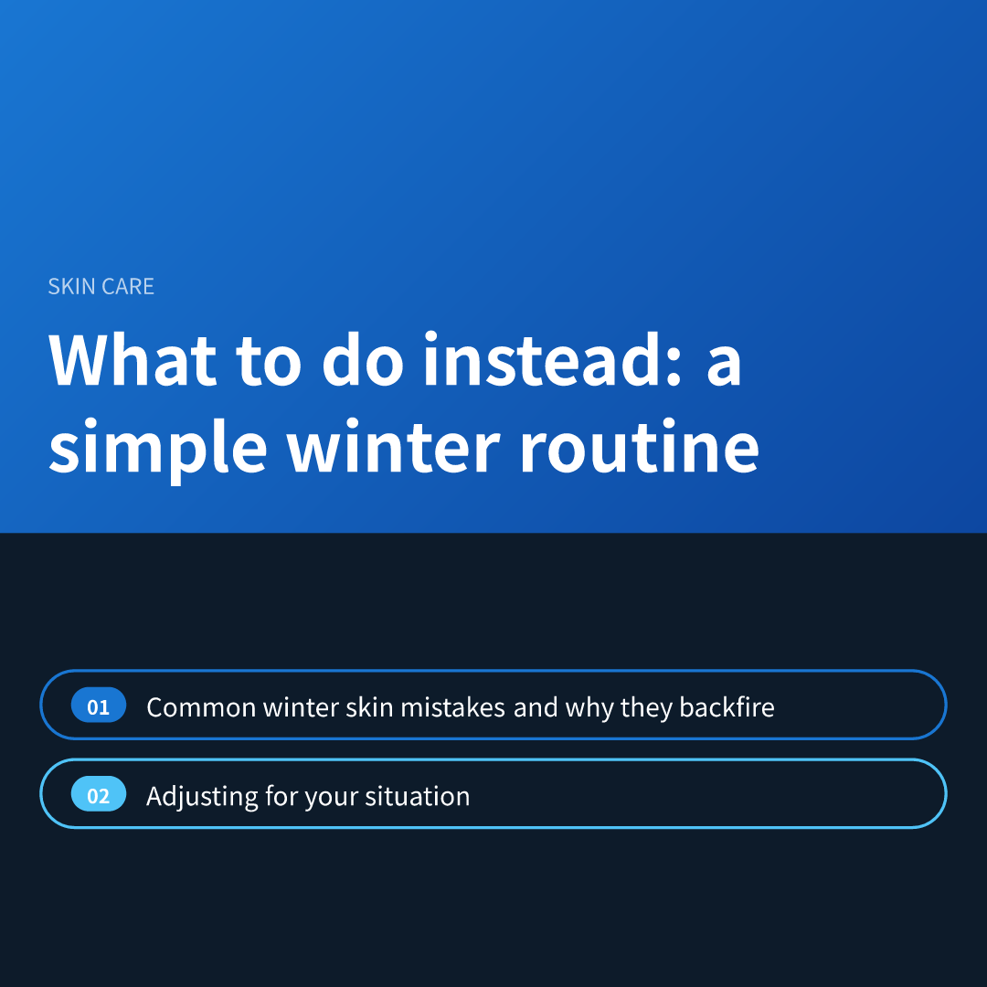 What to do instead: a simple winter routine