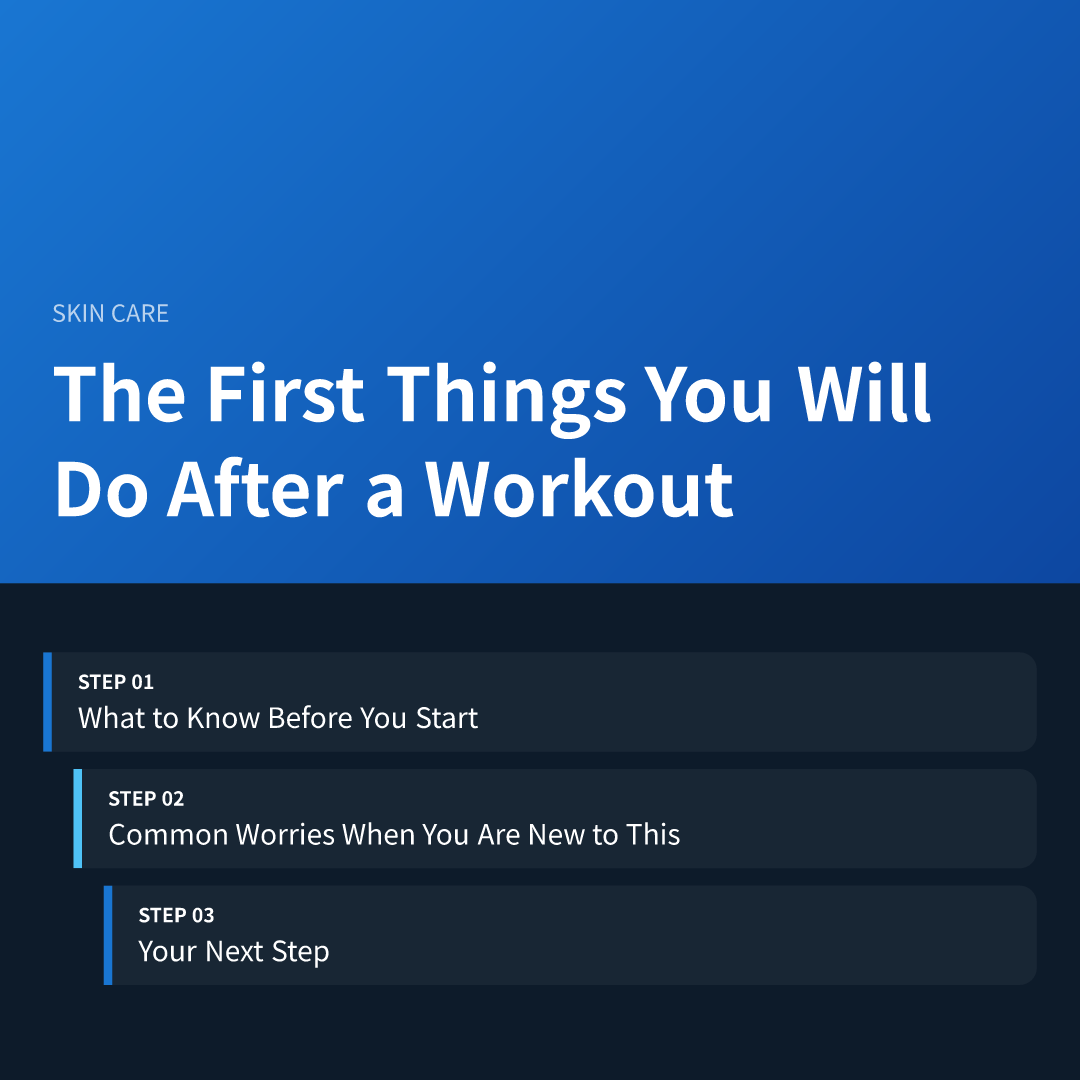 The First Things You Will Do After a Workout