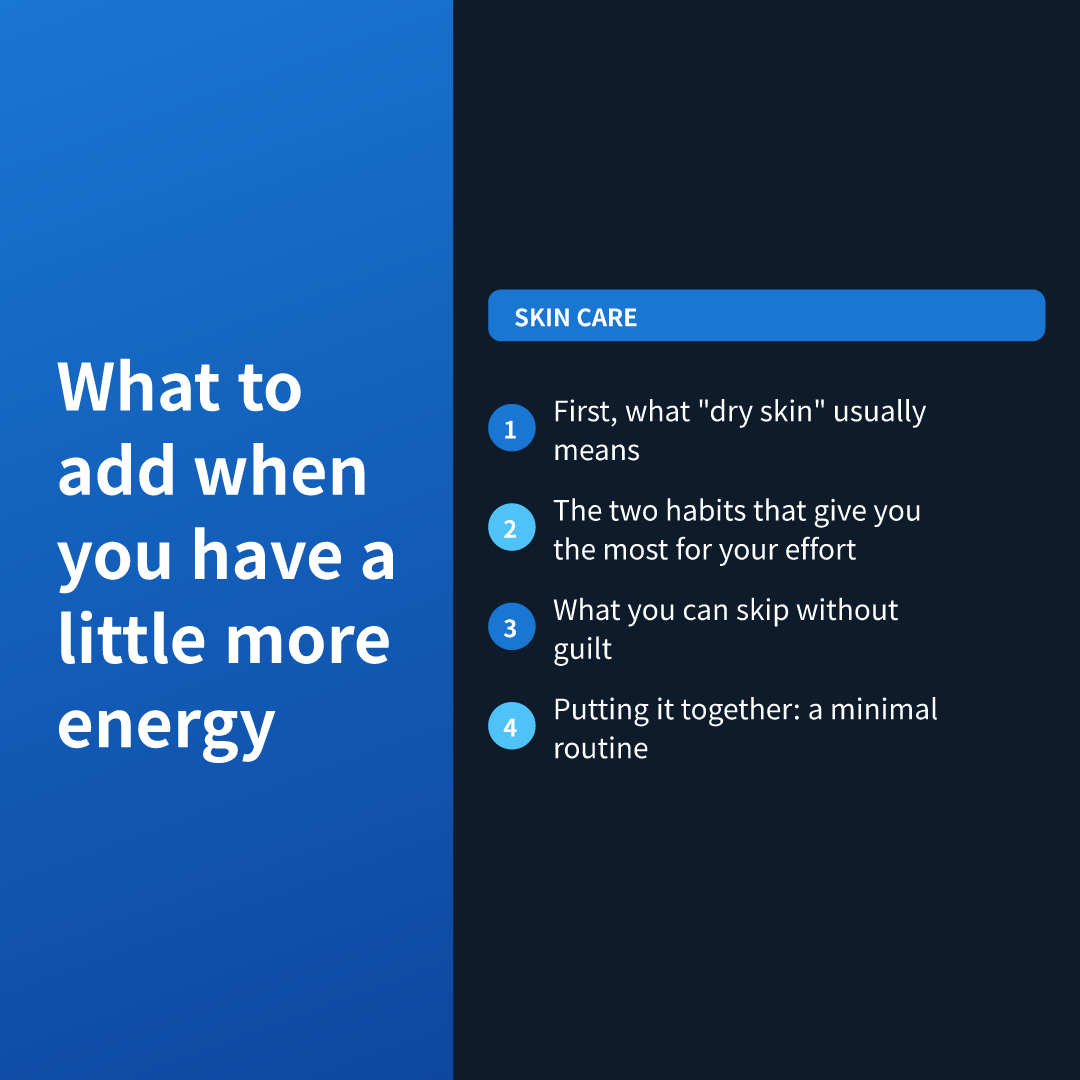 What to add when you have a little more energy