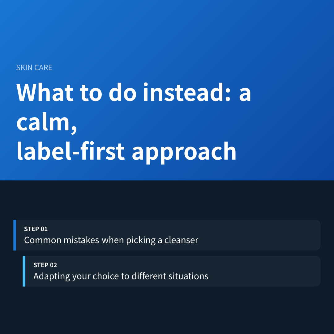 What to do instead: a calm, label-first approach