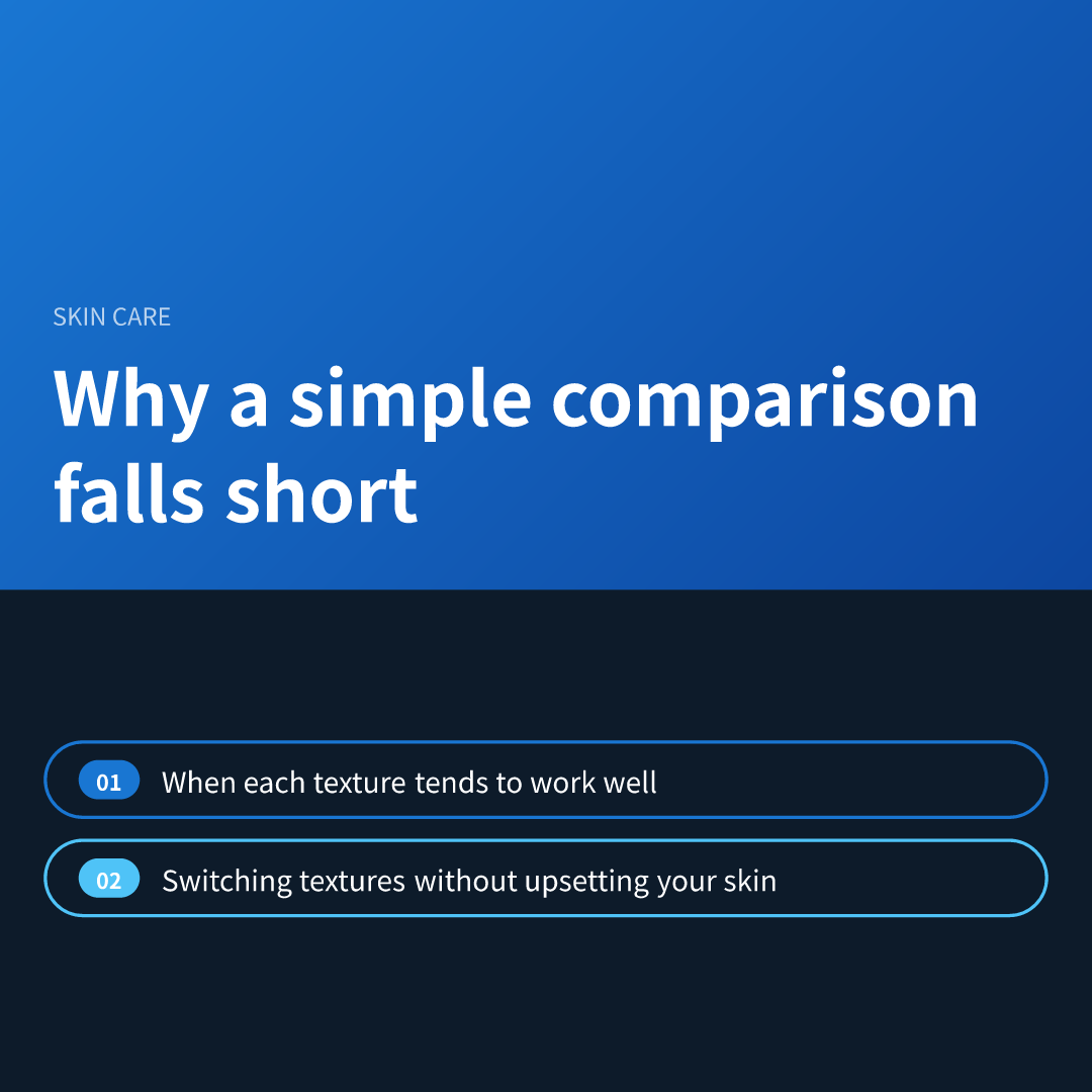 Why a simple comparison falls short