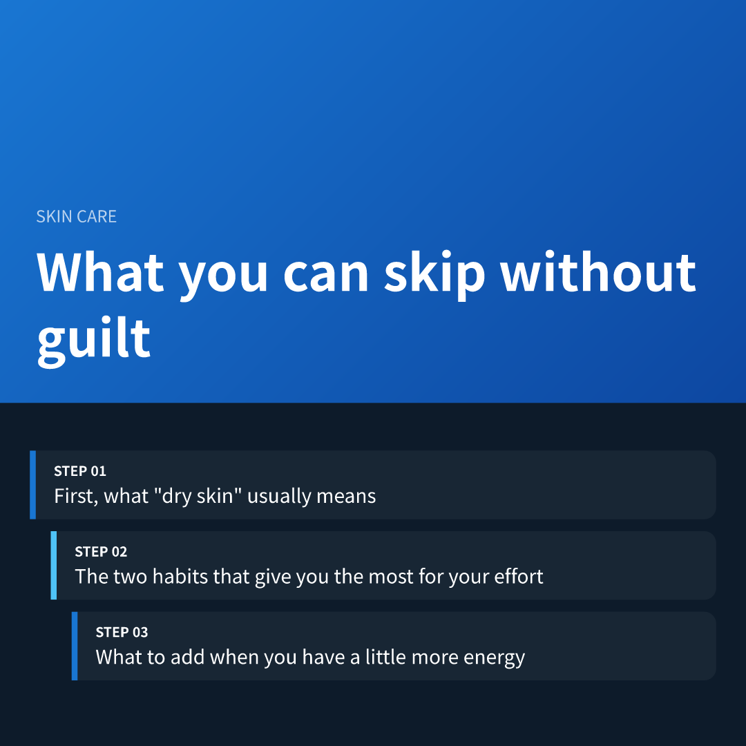 What you can skip without guilt