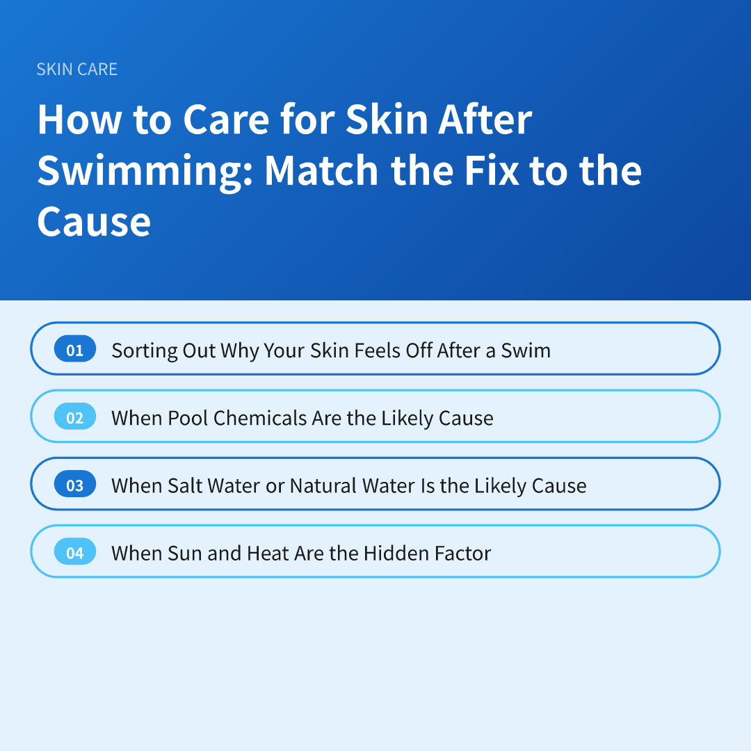 How to Care for Skin After Swimming: Match the Fix to the Cause - how to care for skin after swimming