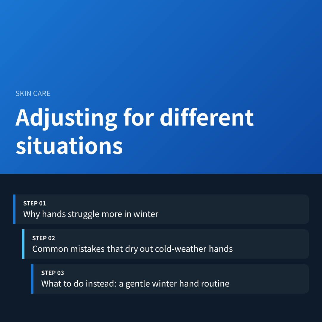 Adjusting for different situations