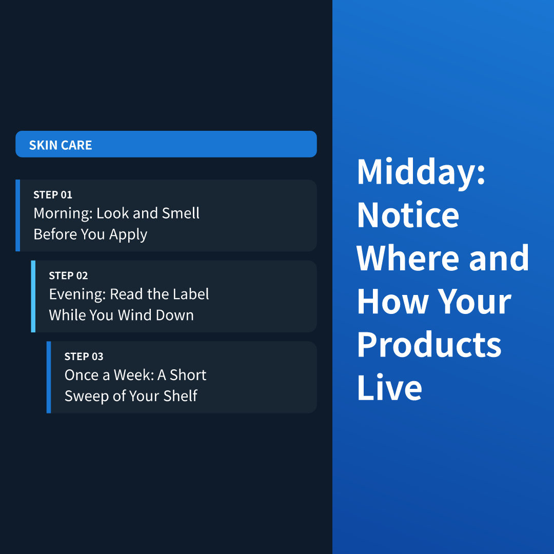 Midday: Notice Where and How Your Products Live