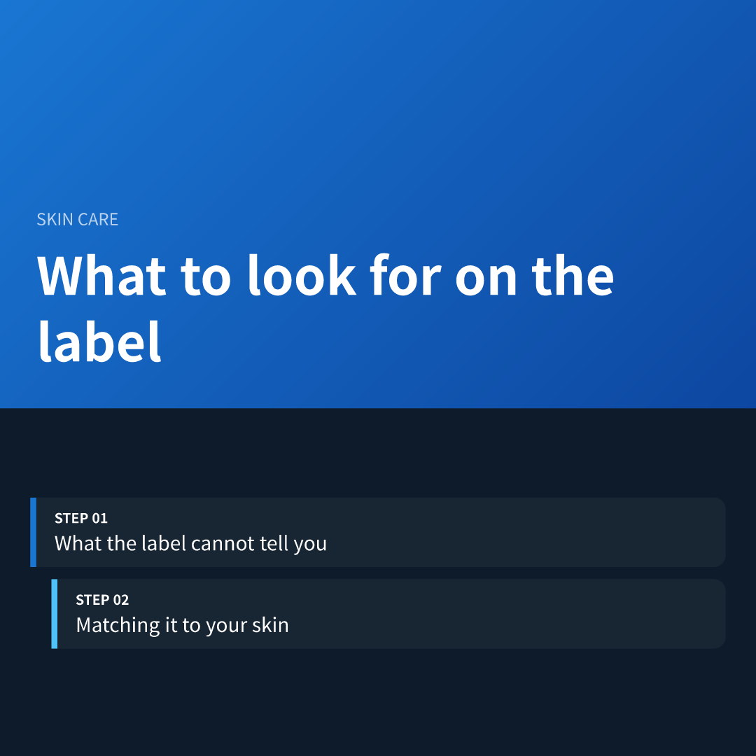 What to look for on the label