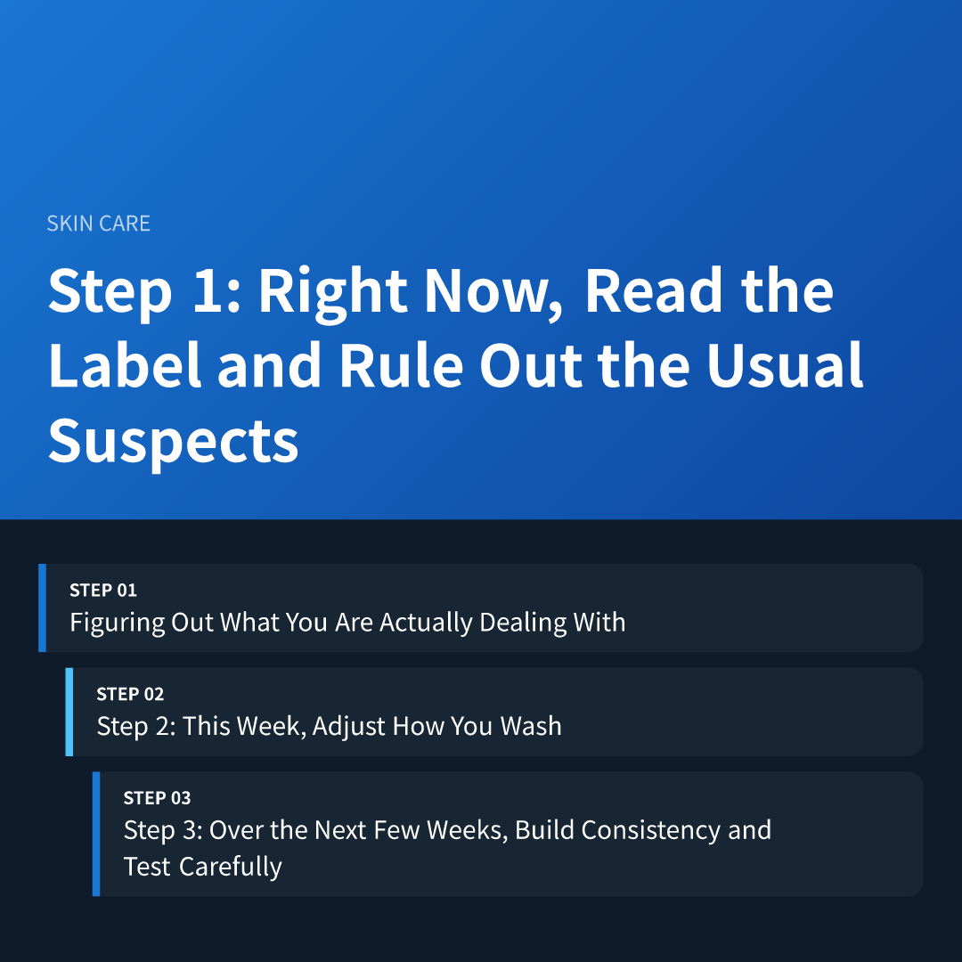 Step 1: Right Now, Read the Label and Rule Out the Usual Suspects
