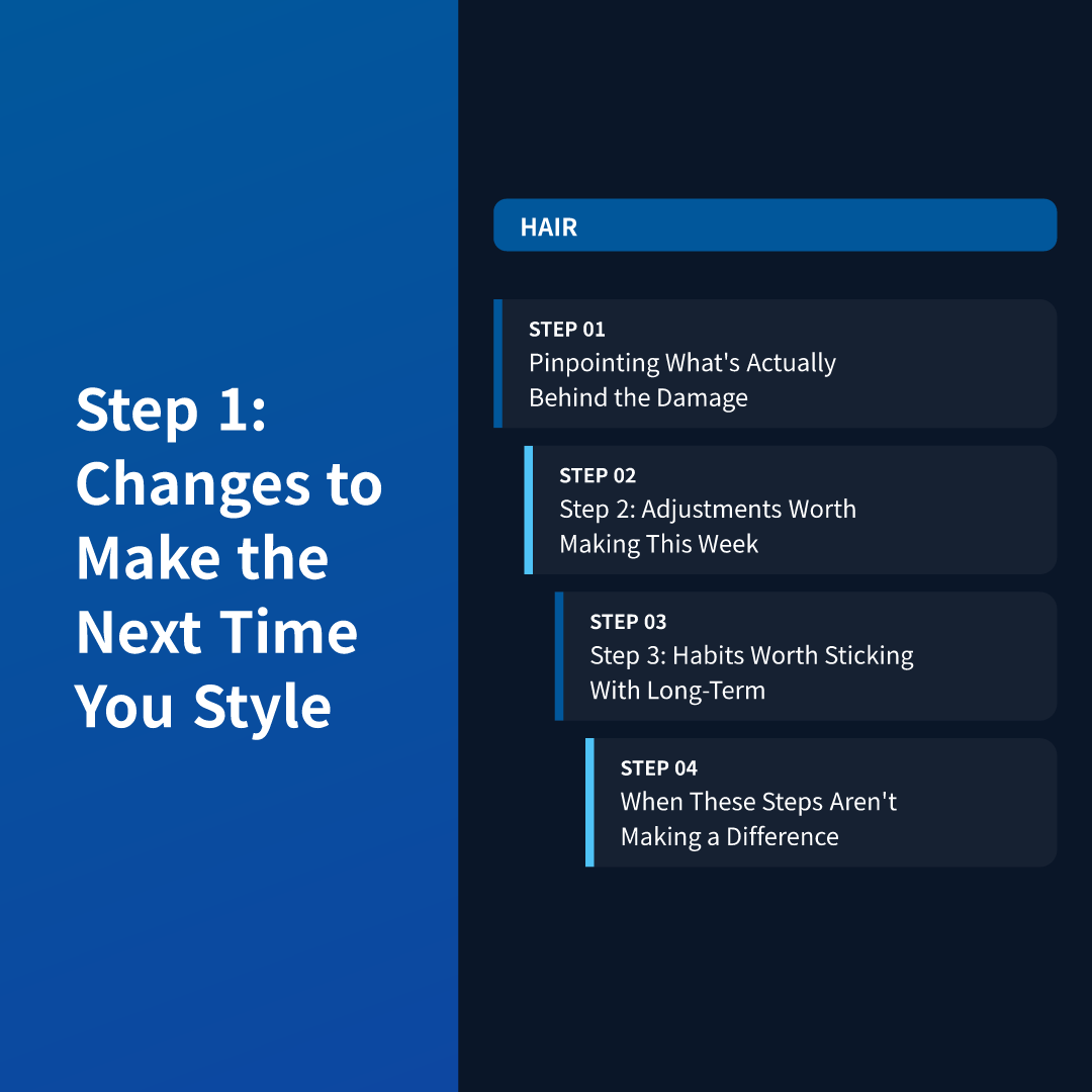Step 1: Changes to Make the Next Time You Style