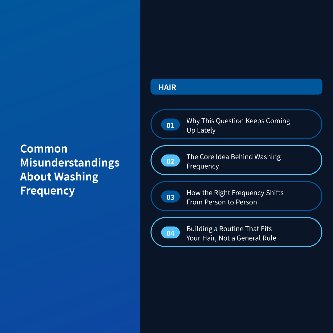 Common Misunderstandings About Washing Frequency