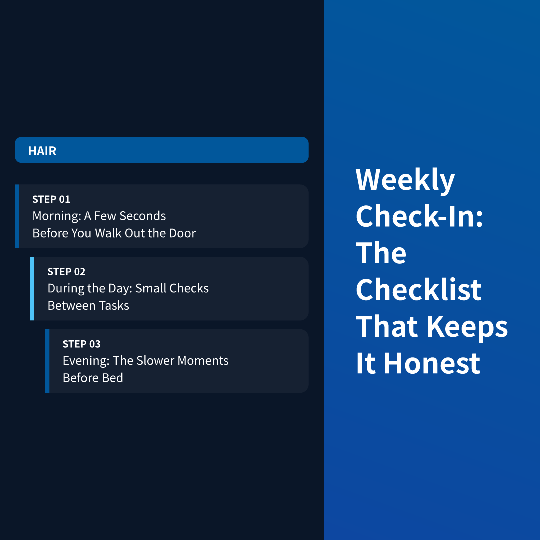 Weekly Check-In: The Checklist That Keeps It Honest