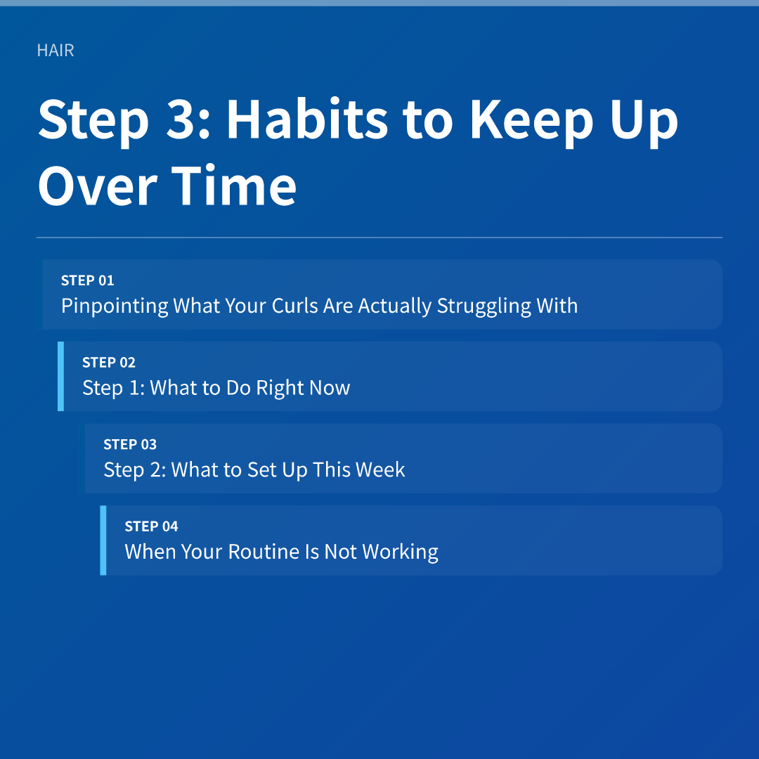 Step 3: Habits to Keep Up Over Time