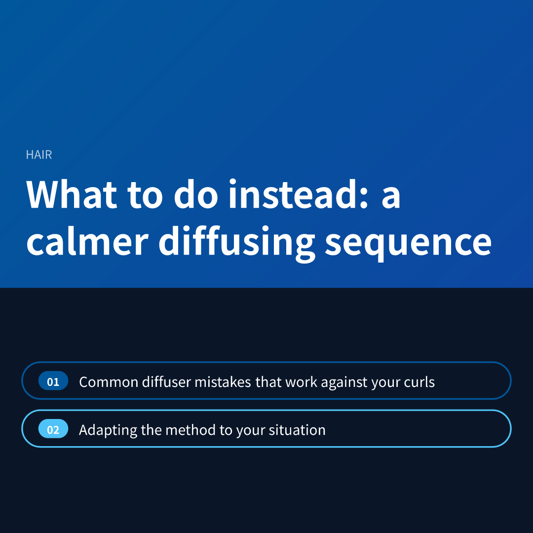 What to do instead: a calmer diffusing sequence