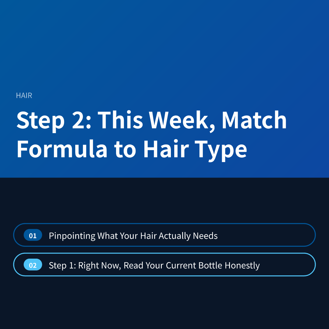 Step 2: This Week, Match Formula to Hair Type