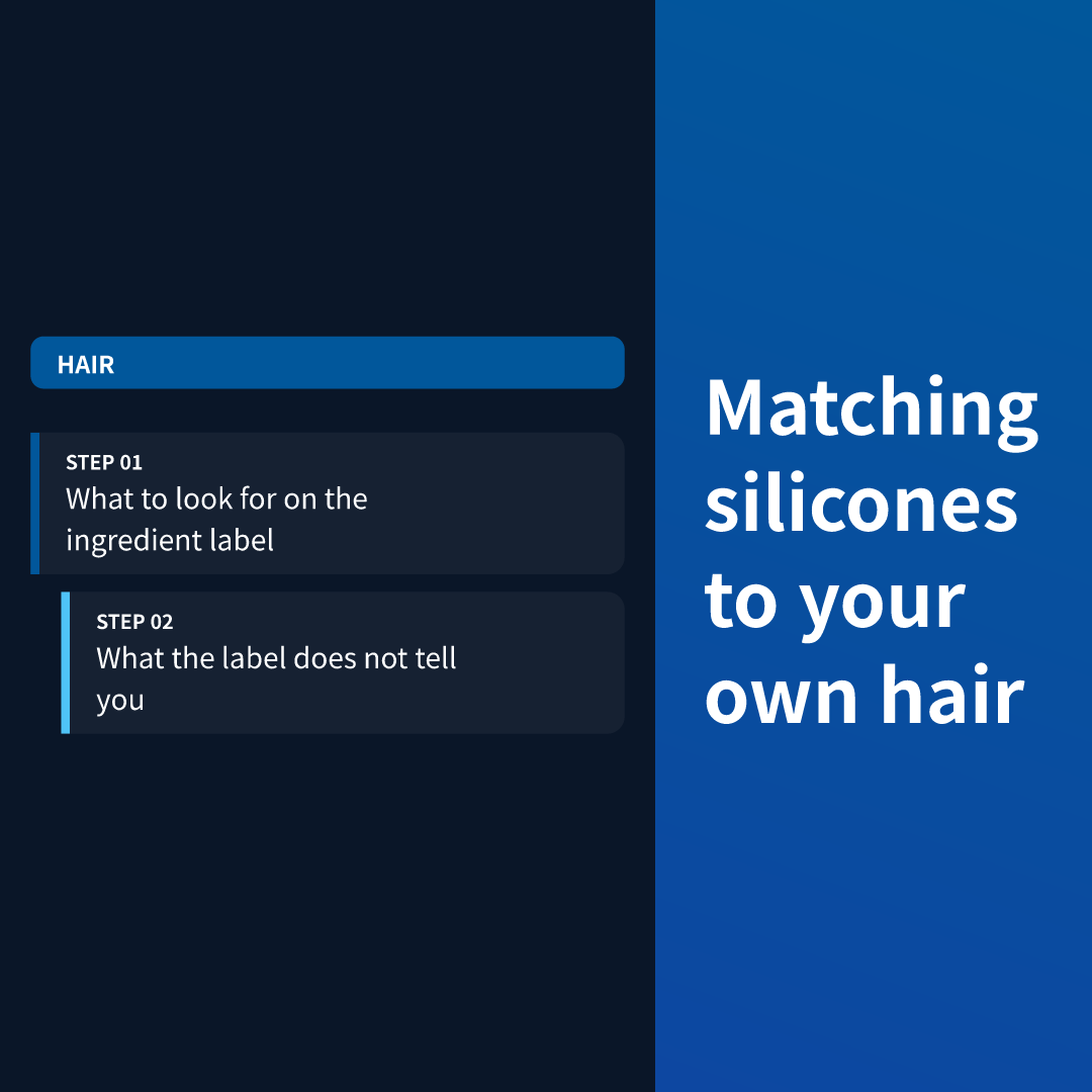 Matching silicones to your own hair
