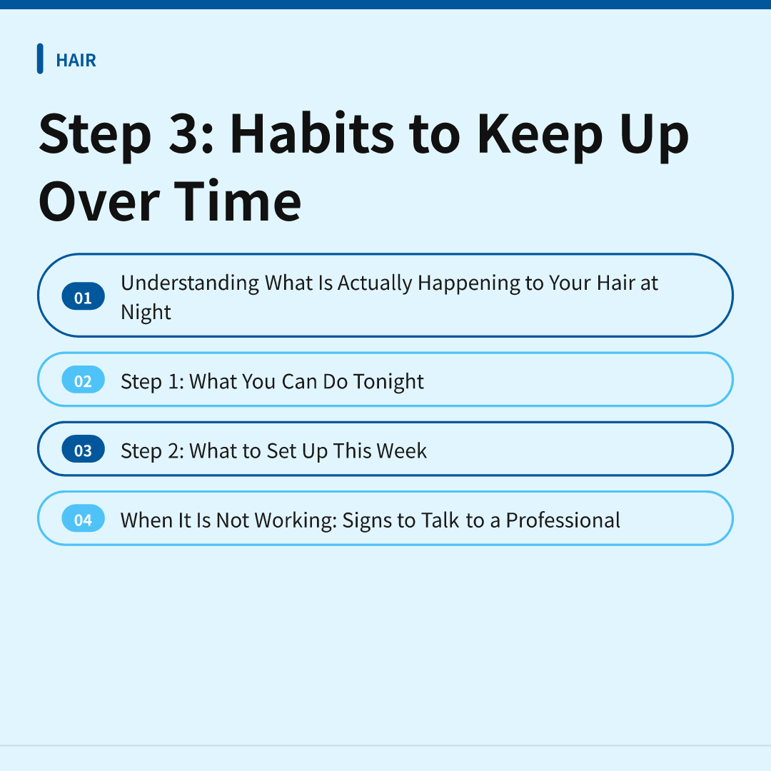 Step 3: Habits to Keep Up Over Time