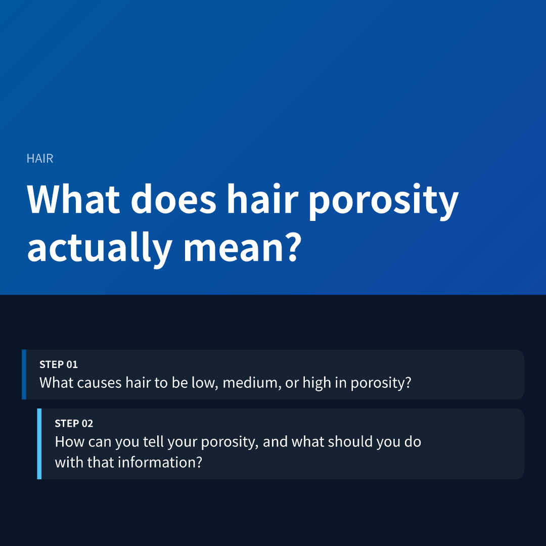 What does hair porosity actually mean?