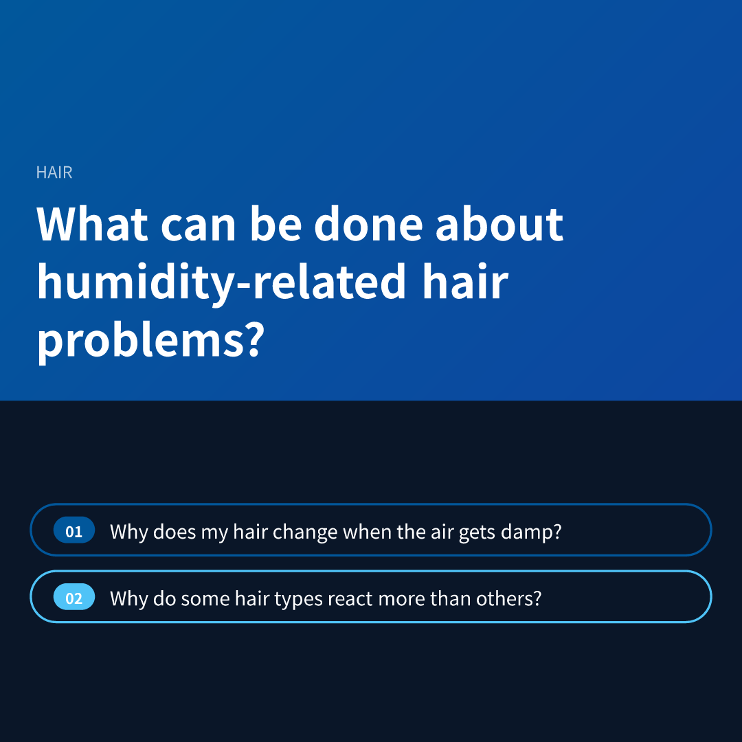 What can be done about humidity-related hair problems?