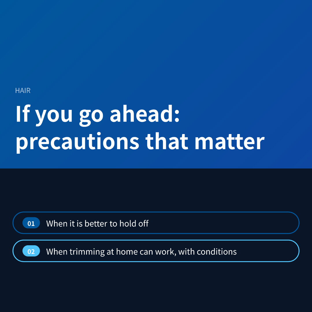 If you go ahead: precautions that matter
