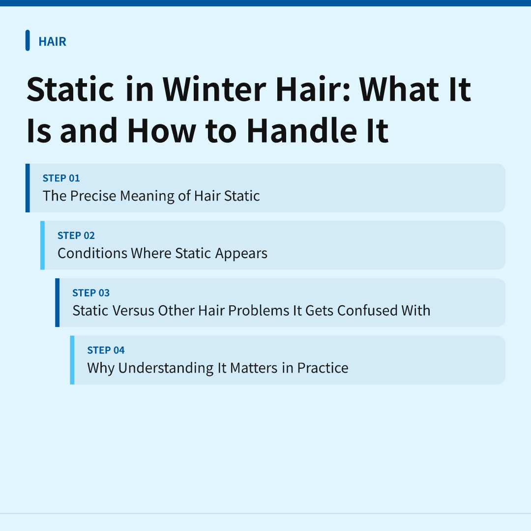 Static in Winter Hair: What It Is and How to Handle It - what to do about static in winter hair