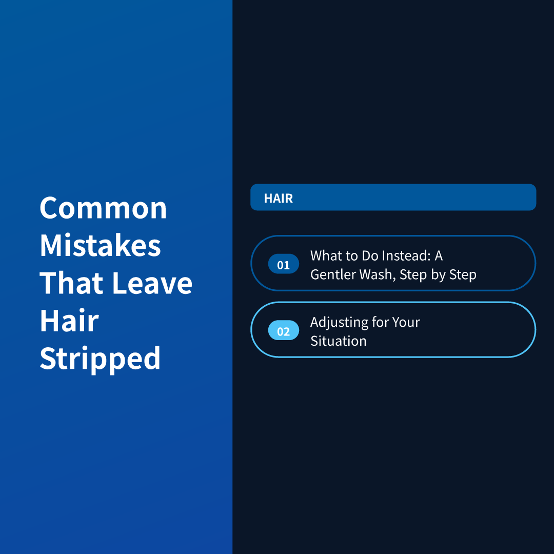 Common Mistakes That Leave Hair Stripped