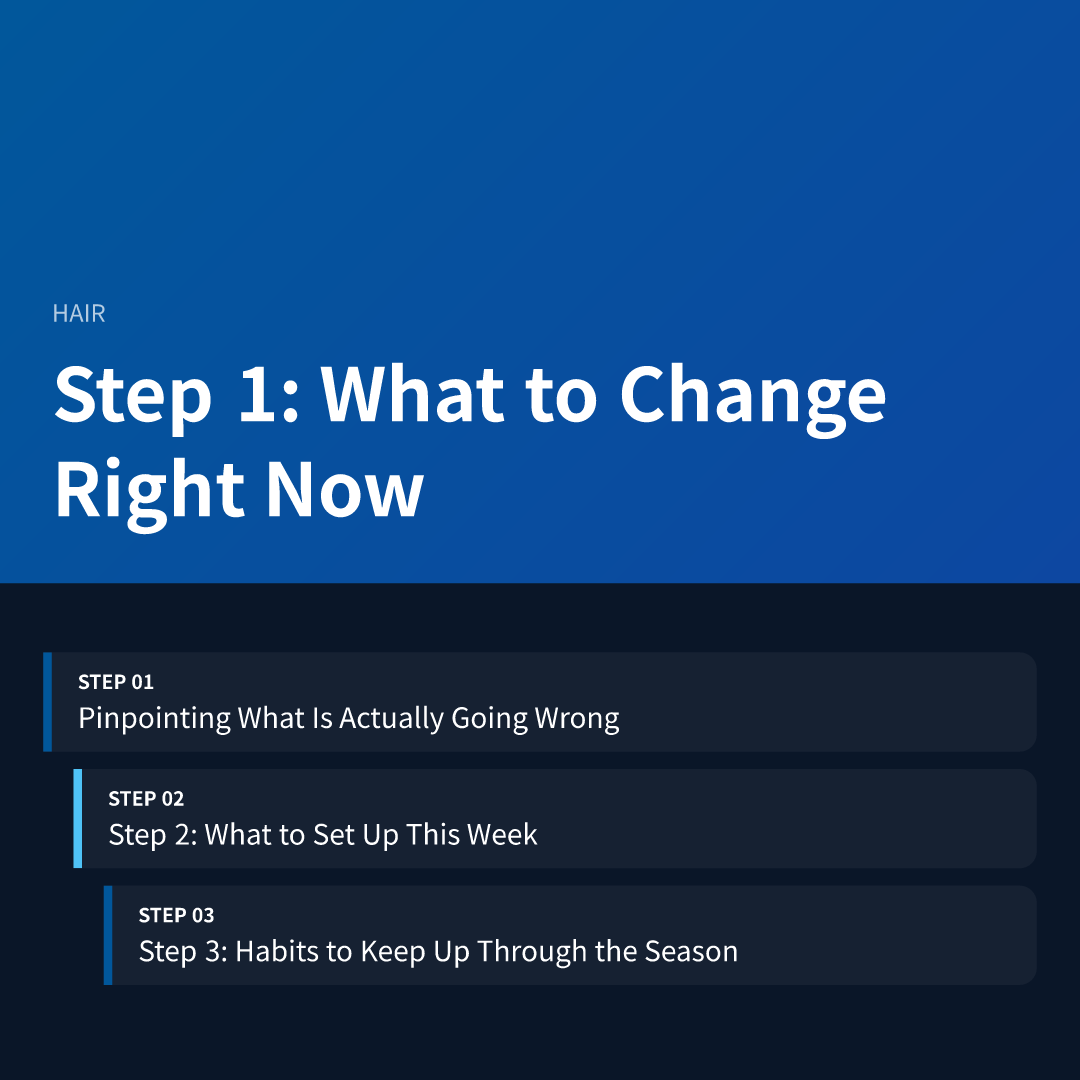 Step 1: What to Change Right Now