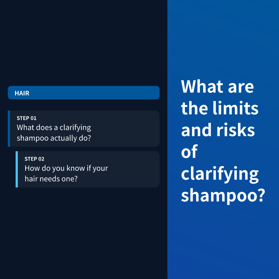 What are the limits and risks of clarifying shampoo?