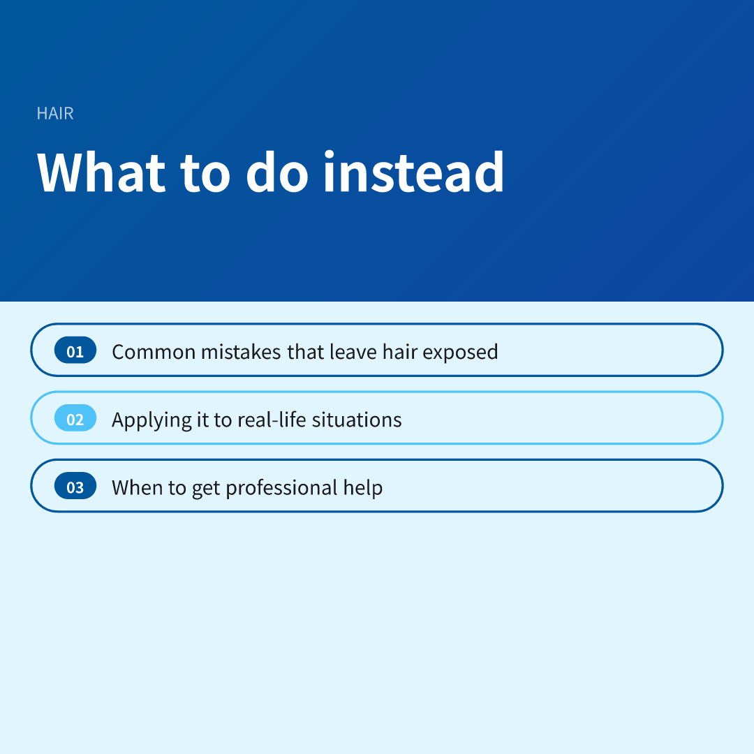 What to do instead