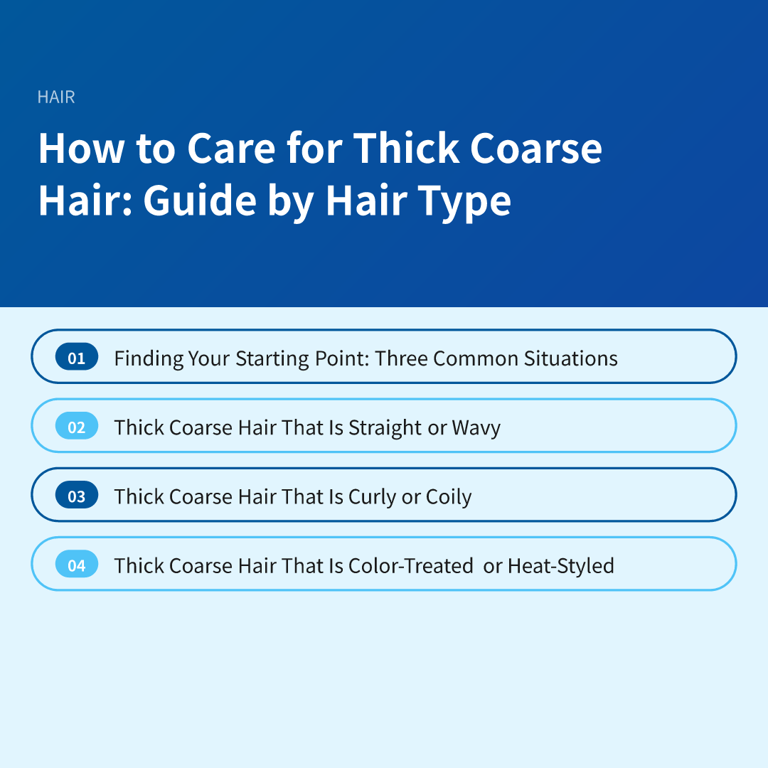 How to Care for Thick Coarse Hair: Guide by Hair Type - how to care for thick coarse hair