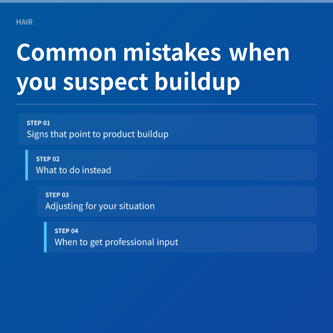 Common mistakes when you suspect buildup