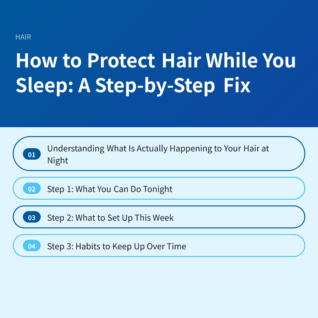 How to Protect Hair While You Sleep: A Step-by-Step Fix - how to protect hair while you sleep