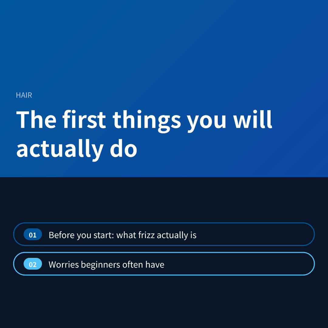 The first things you will actually do